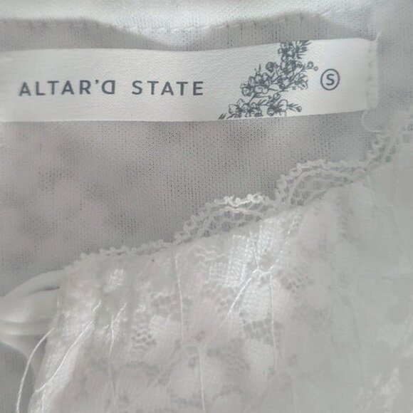 NWT Altar'd State Hallie Lace Up Top Size Small - Picture 6 of 6